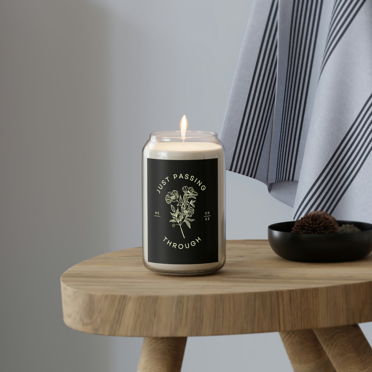 BE Vanilla Scented Candle