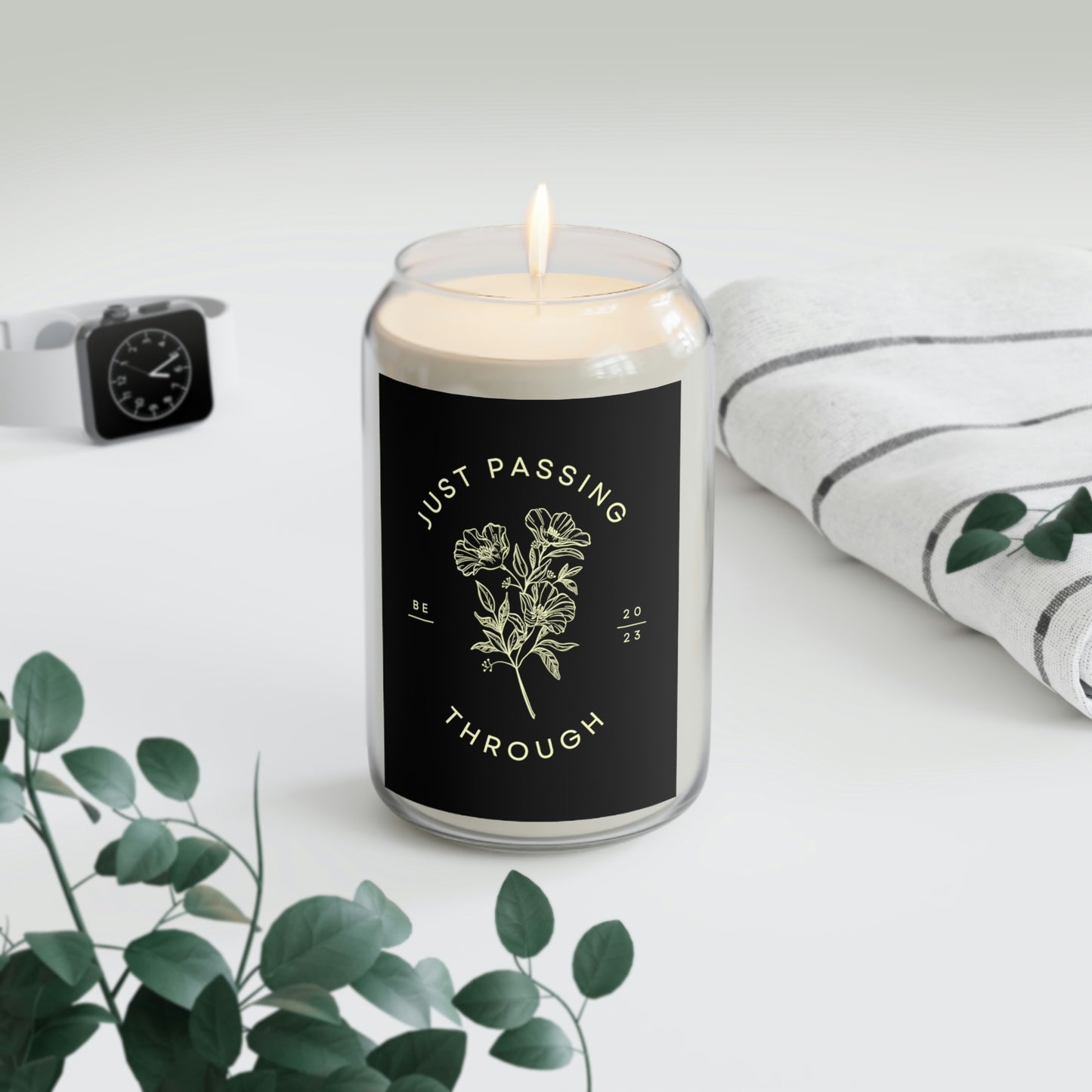 BE Vanilla Scented Candle